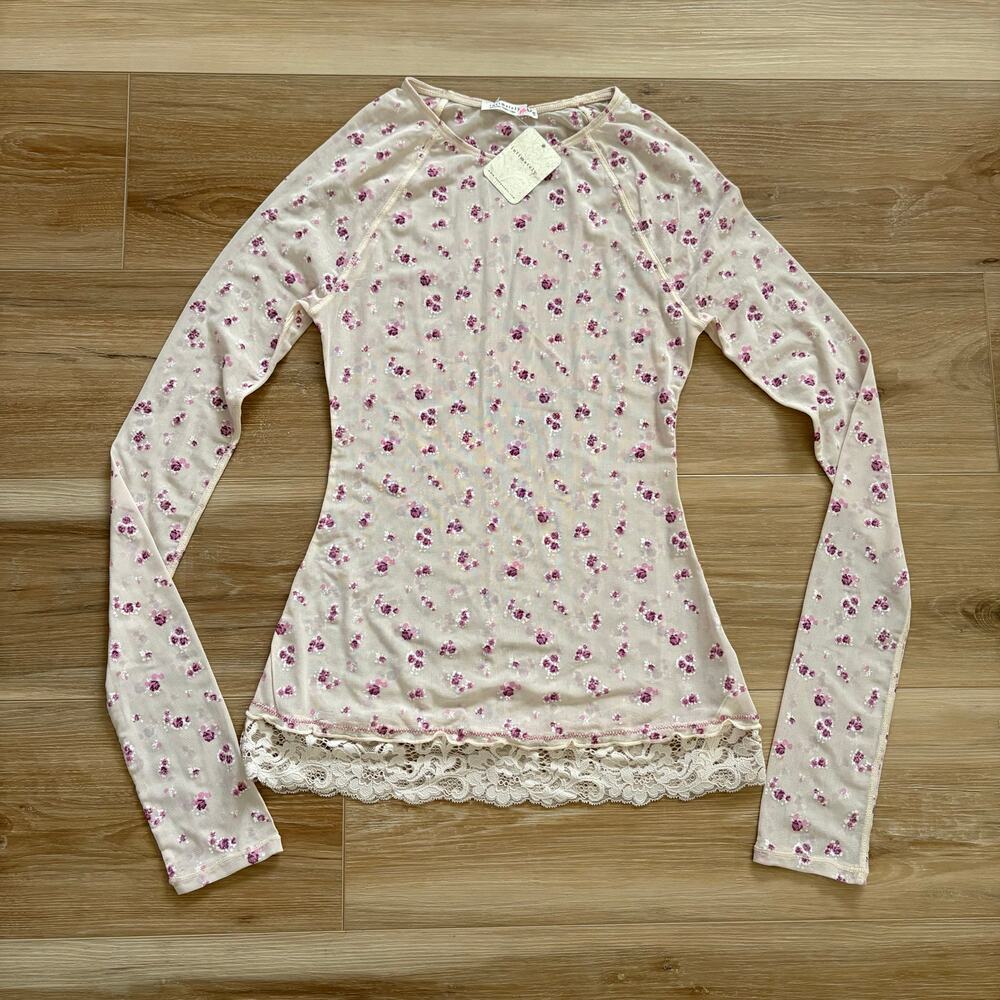 Free People Midnight Spark Layering Top S